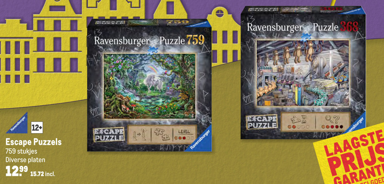 Ravensburger   legpuzzel folder aanbieding bij  Makro - details