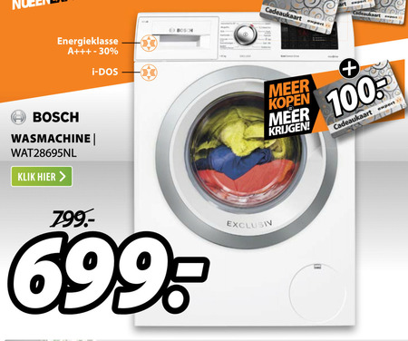 Bosch   wasmachine folder aanbieding bij  Expert - details