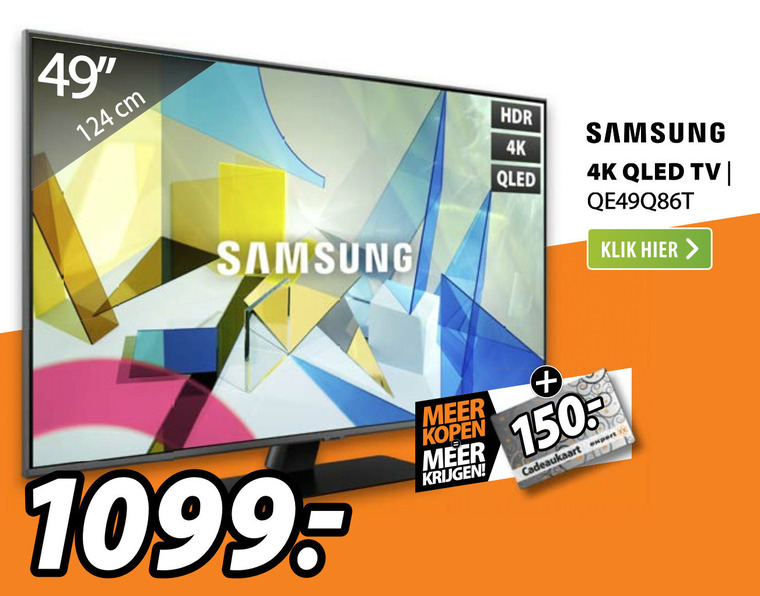 Samsung   4k ultrahd televisies folder aanbieding bij  Expert - details