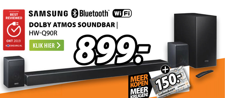 Samsung   soundbar folder aanbieding bij  Expert - details