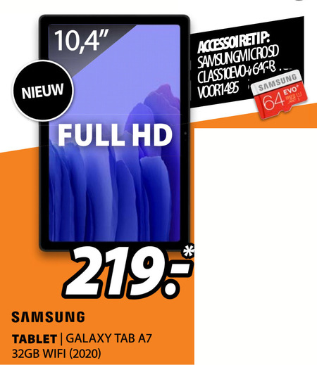 Samsung   tablet folder aanbieding bij  Expert - details