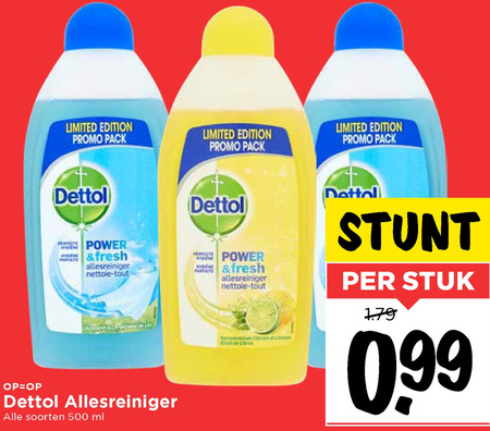 Dettol   allesreiniger folder aanbieding bij  Vomar - details