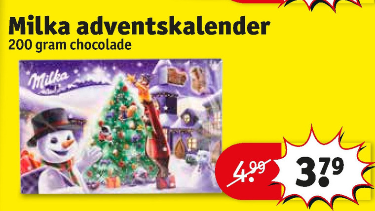 Milka   adventskalender folder aanbieding bij  Kruidvat - details