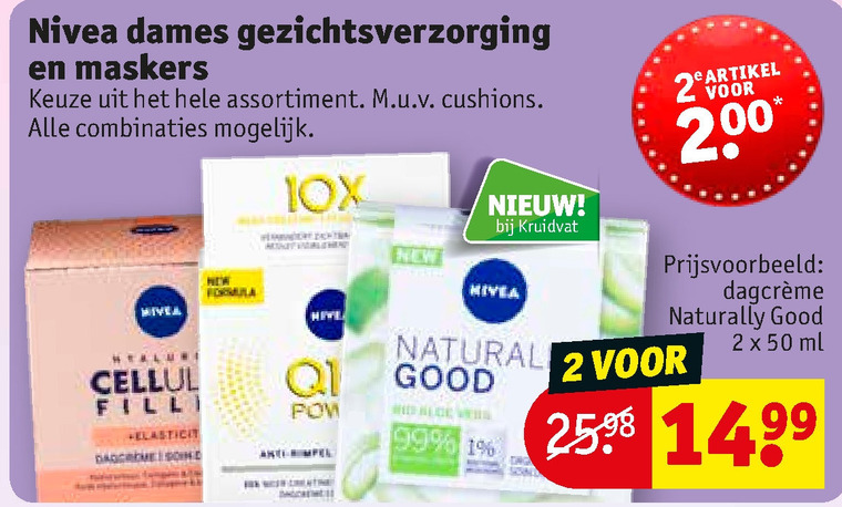 Nivea   nachtcreme, gezichtsverzorging folder aanbieding bij  Kruidvat - details