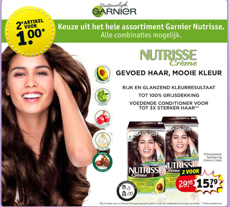 Garnier Nutrisse   haarkleuring folder aanbieding bij  Kruidvat - details