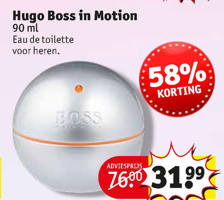 Hugo Boss   eau de toilette folder aanbieding bij  Kruidvat - details