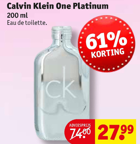 Calvin Klein   eau de toilette folder aanbieding bij  Kruidvat - details