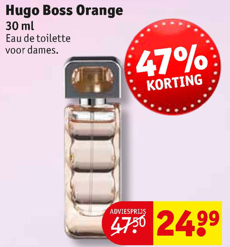 Hugo Boss   eau de toilette folder aanbieding bij  Kruidvat - details