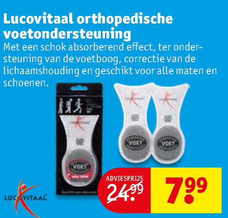 Lucovitaal   inlegzolen, voetverzorging folder aanbieding bij  Kruidvat - details