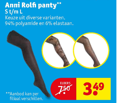 AnniRolfi   panty folder aanbieding bij  Kruidvat - details