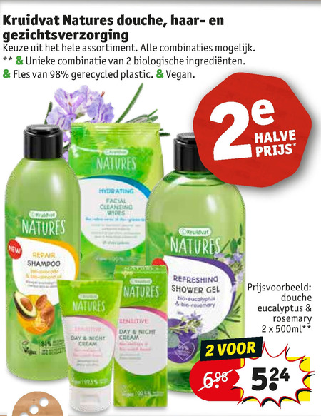 Kruidvat Huismerk   shampoo, gezichtsverzorging folder aanbieding bij  Kruidvat - details