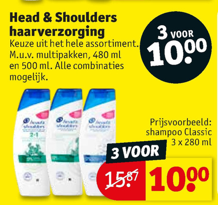 Head and Shoulders   shampoo folder aanbieding bij  Kruidvat - details