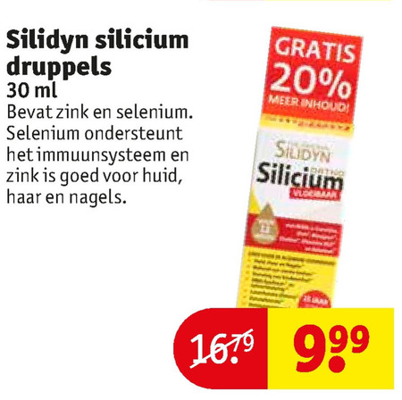 Silidyn   voedingssupplement folder aanbieding bij  Kruidvat - details