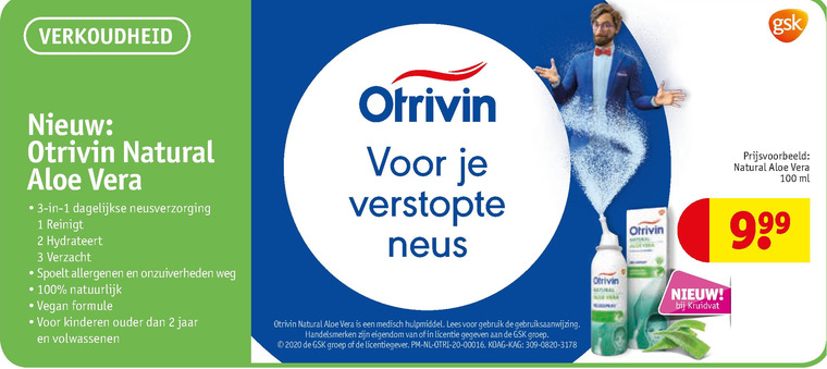 Otrivin   neusspray folder aanbieding bij  Kruidvat - details