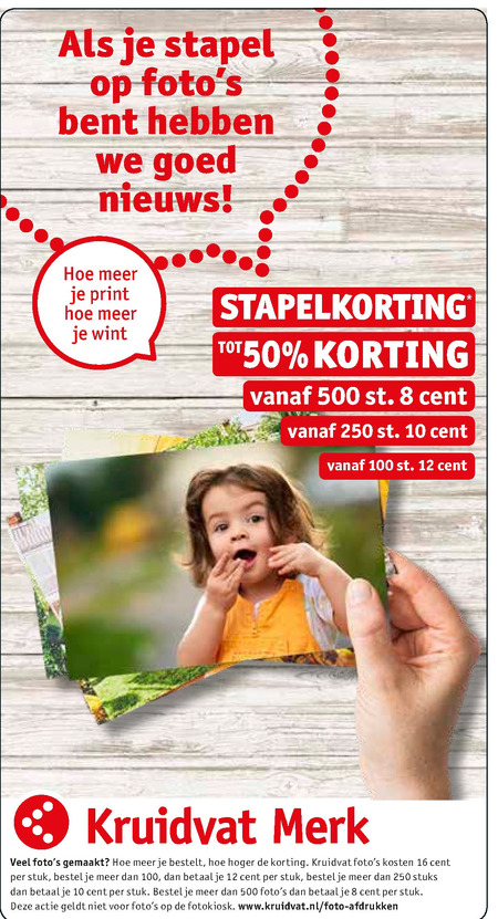 Kruidvat Huismerk   foto afdrukken folder aanbieding bij  Kruidvat - details