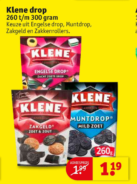 Klene   drop folder aanbieding bij  Kruidvat - details