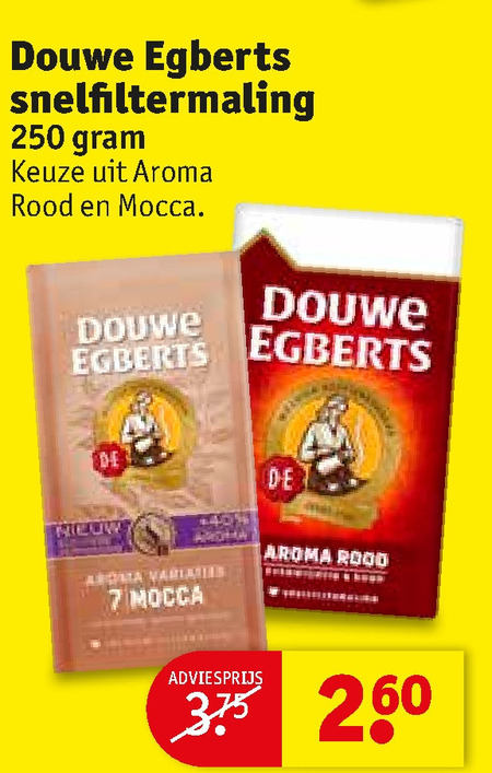 Douwe Egberts   koffie folder aanbieding bij  Kruidvat - details