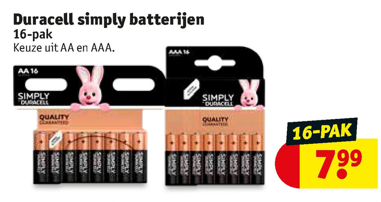 Duracell   batterij folder aanbieding bij  Kruidvat - details