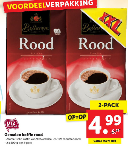 Bellarom   koffie folder aanbieding bij  Lidl - details