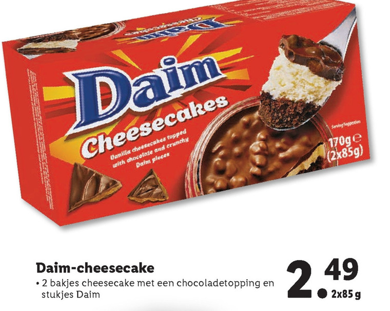 Daim   taart folder aanbieding bij  Lidl - details