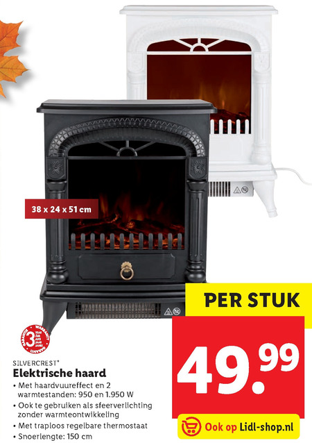 SilverCrest   sfeerhaard folder aanbieding bij  Lidl - details