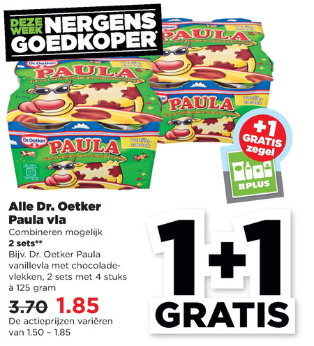 Dr Oetker   kindertoetjes folder aanbieding bij  Plus - details