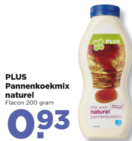 Plus Huismerk   pannenkoekenmix folder aanbieding bij  Plus - details