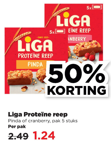 Liga   fruitbiscuit folder aanbieding bij  Plus - details