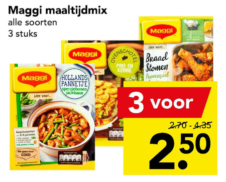 Maggi   maaltijdmix folder aanbieding bij  Deen - details