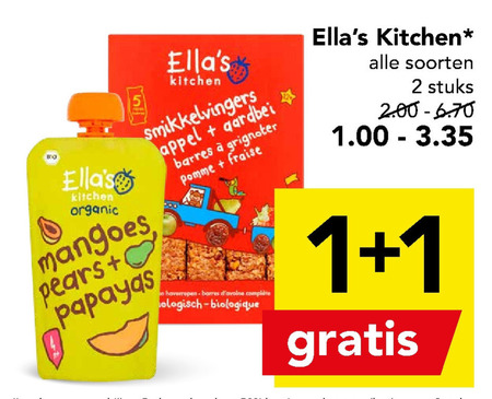 Ellas Kitchen   babyvoeding folder aanbieding bij  Deen - details