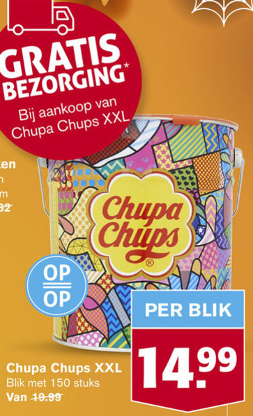 Chupa Chups   lollie folder aanbieding bij  Hoogvliet - details