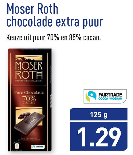 Moser Roth   chocolade folder aanbieding bij  Aldi - details