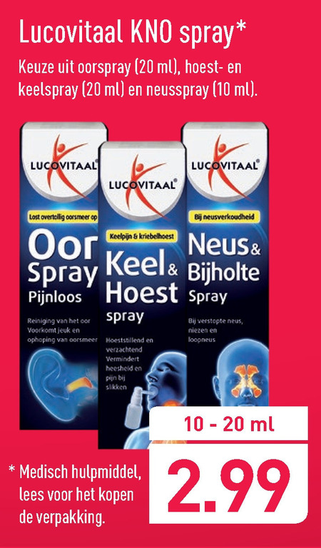 Lucovitaal   neusspray folder aanbieding bij  Aldi - details