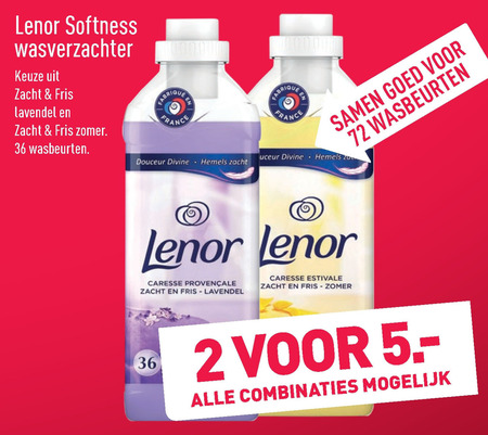 Lenor   wasverzachter folder aanbieding bij  Aldi - details