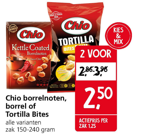 Chio   borrelnootjes, zoutje folder aanbieding bij  Jan Linders - details