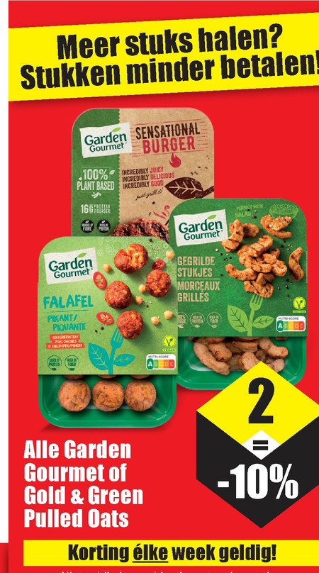 Garden Gourmet   vegetarisch folder aanbieding bij  Dirk - details