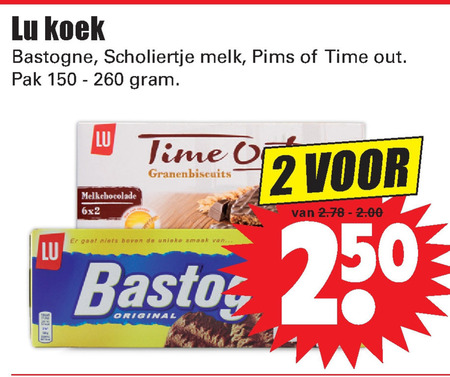 Lu   biscuits folder aanbieding bij  Dirk - details