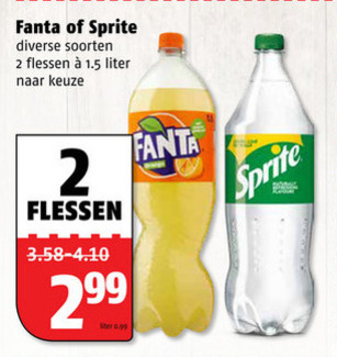 Fanta   frisdrank folder aanbieding bij  Poiesz - details