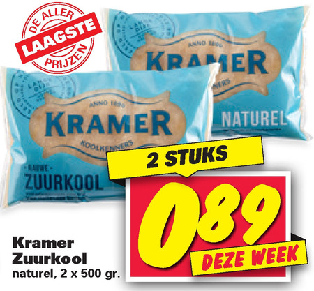 Kramer   zuurkool folder aanbieding bij  Nettorama - details