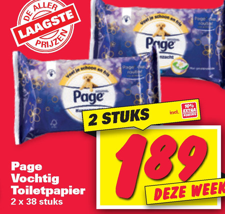 Page   vochtig toiletpapier folder aanbieding bij  Nettorama - details