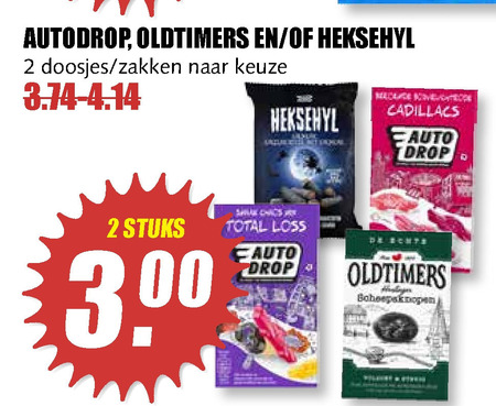 Autodrop   drop, snoep folder aanbieding bij  MCD Supermarkt Basis - details