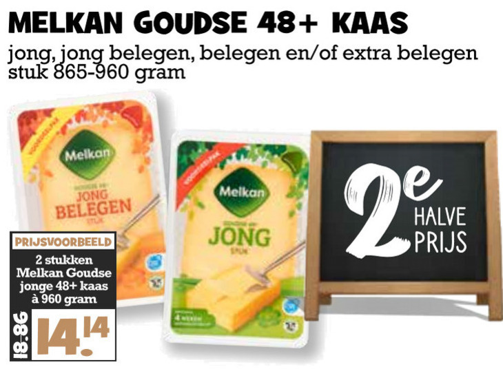 Melkan   kaas folder aanbieding bij  Boons Markt - details