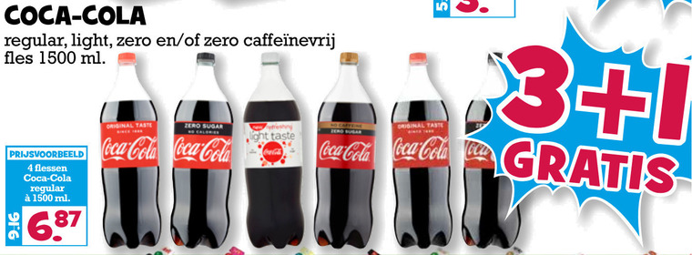 Coca-Cola   cola folder aanbieding bij  Boons Markt - details