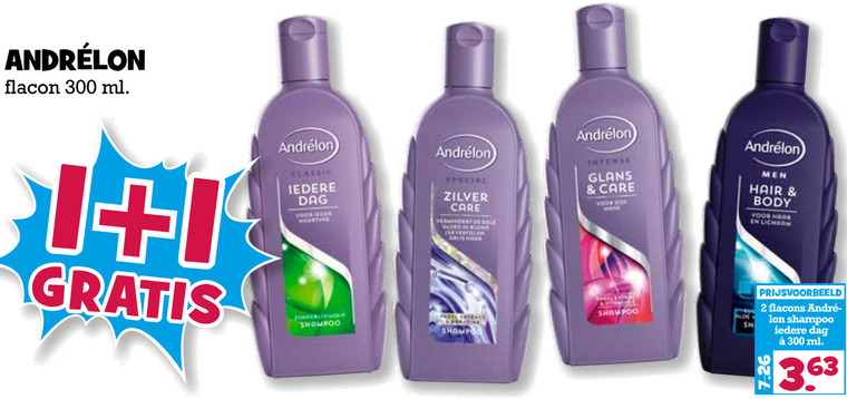 Andrelon   shampoo folder aanbieding bij  Boons Markt - details