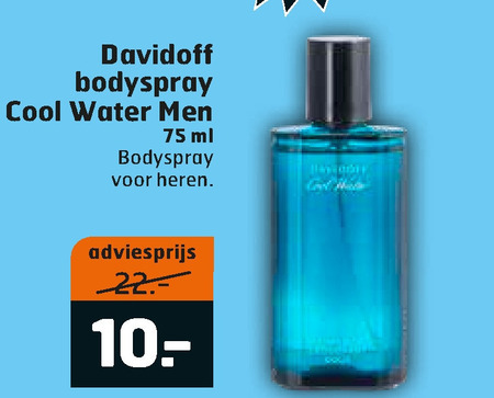 Davidoff   eau de toilette folder aanbieding bij  Trekpleister - details