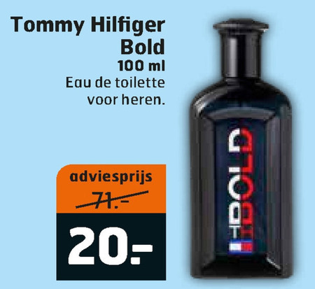 Tommy Hilfiger   eau de toilette folder aanbieding bij  Trekpleister - details