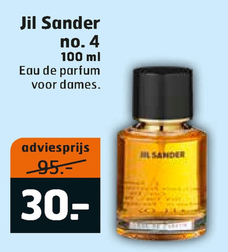 Jil Sander   eau de parfum folder aanbieding bij  Trekpleister - details