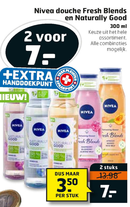 Nivea   douchegel folder aanbieding bij  Trekpleister - details