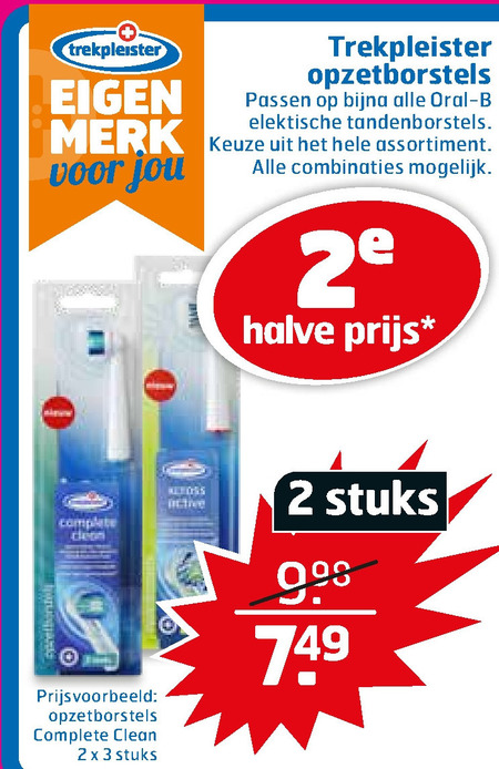 Trekpleister Huismerk   opzetborstel folder aanbieding bij  Trekpleister - details