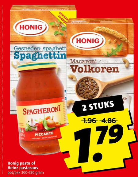 Spagheroni   pastasaus, pasta folder aanbieding bij  Boni - details